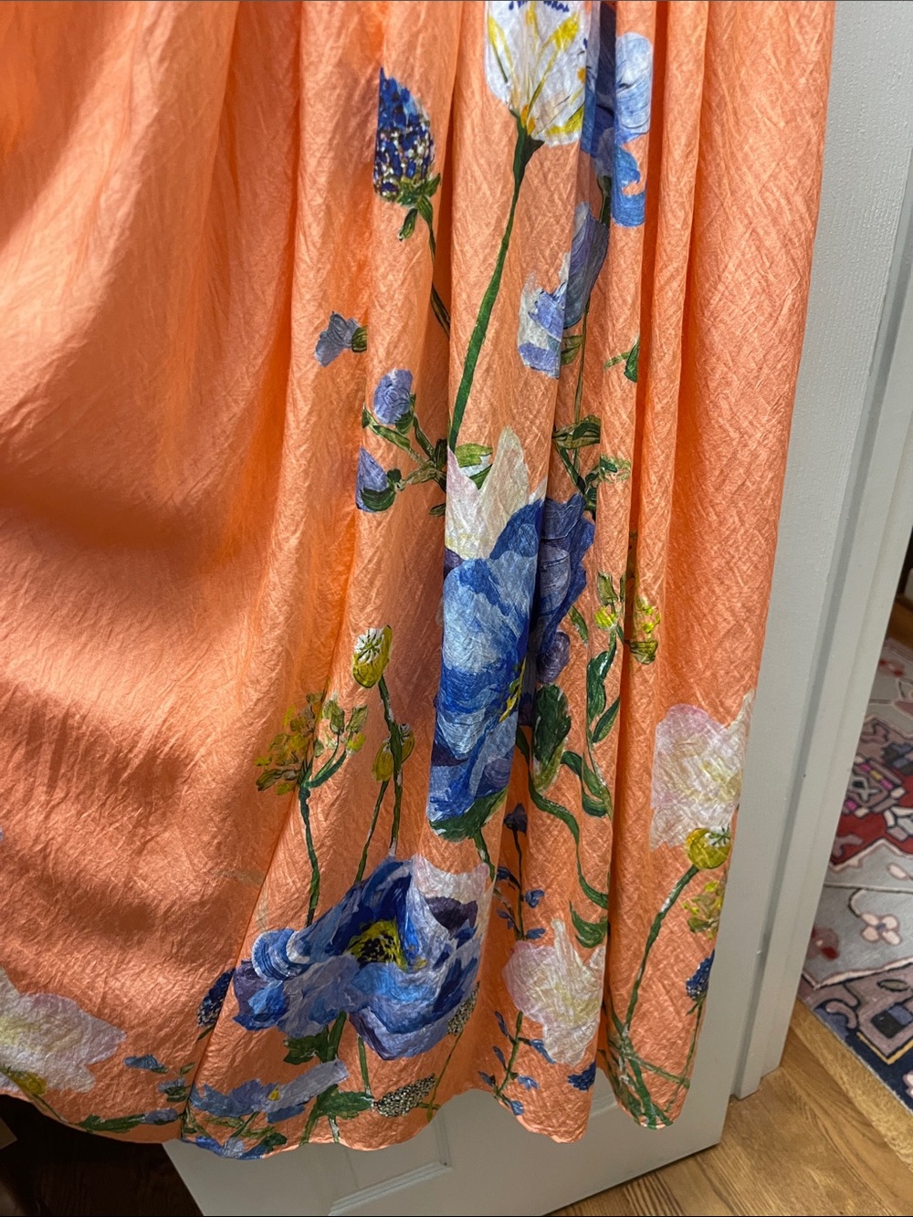 The Lorelei Ruched-Bodice Midi Dress from Anthropologie - Picture 6 of 8